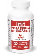 Supersmart бикарбонат калия, 5400 мг в день - для кислотно-щелочного баланса и здоровой сердечно-сосудистой системы 120 кап